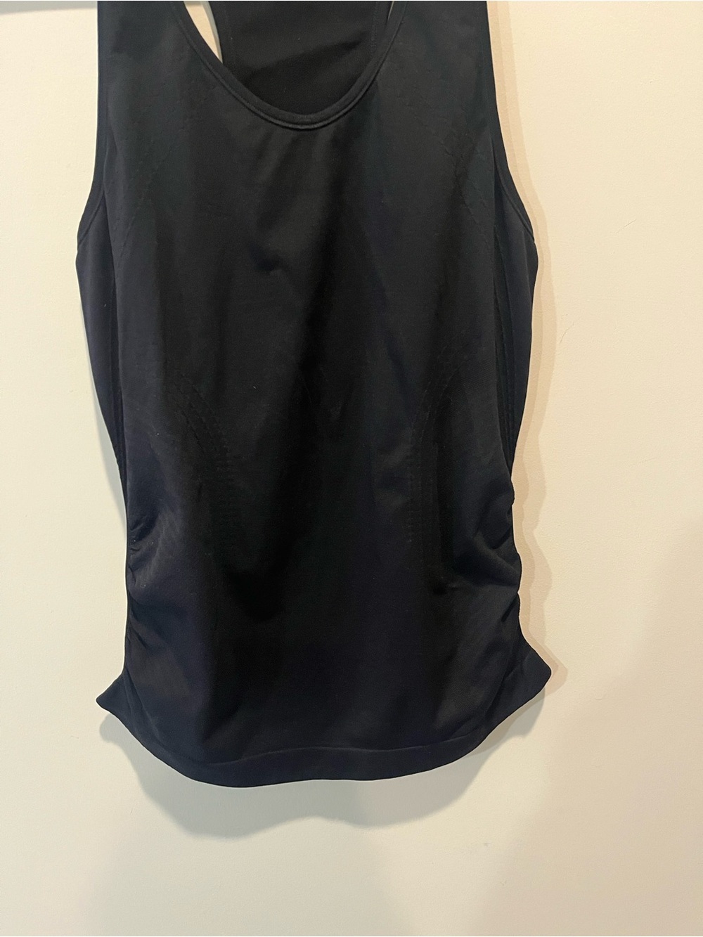 Quince Seamless Ruched Racerback Tank Size Large - Picture 7 of 11